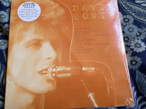 David Bowie Santa Monica 1972 Pic Disc Ltd Edition Numbered Mint Sealed