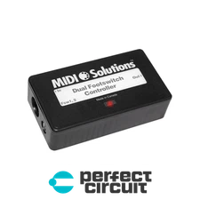 MIDI Solutions Dual Footswitch Controller MIDI UTILITY - NEW - PERFECT CIRCUIT