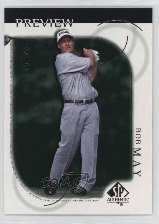 2001 SP Authentic Preview Bob May #6 Rookie RC d4y