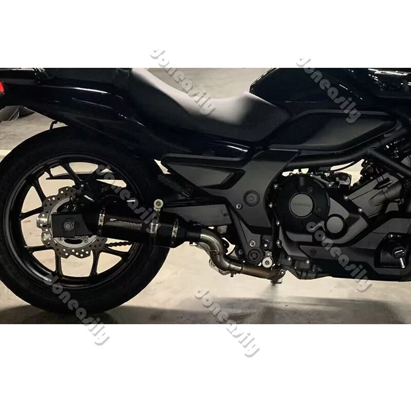 Sistema de tubo de conexão média para Honda CTX700 tubo de escape motocicleta deslizamento 51mm - Imagem 2 de 4