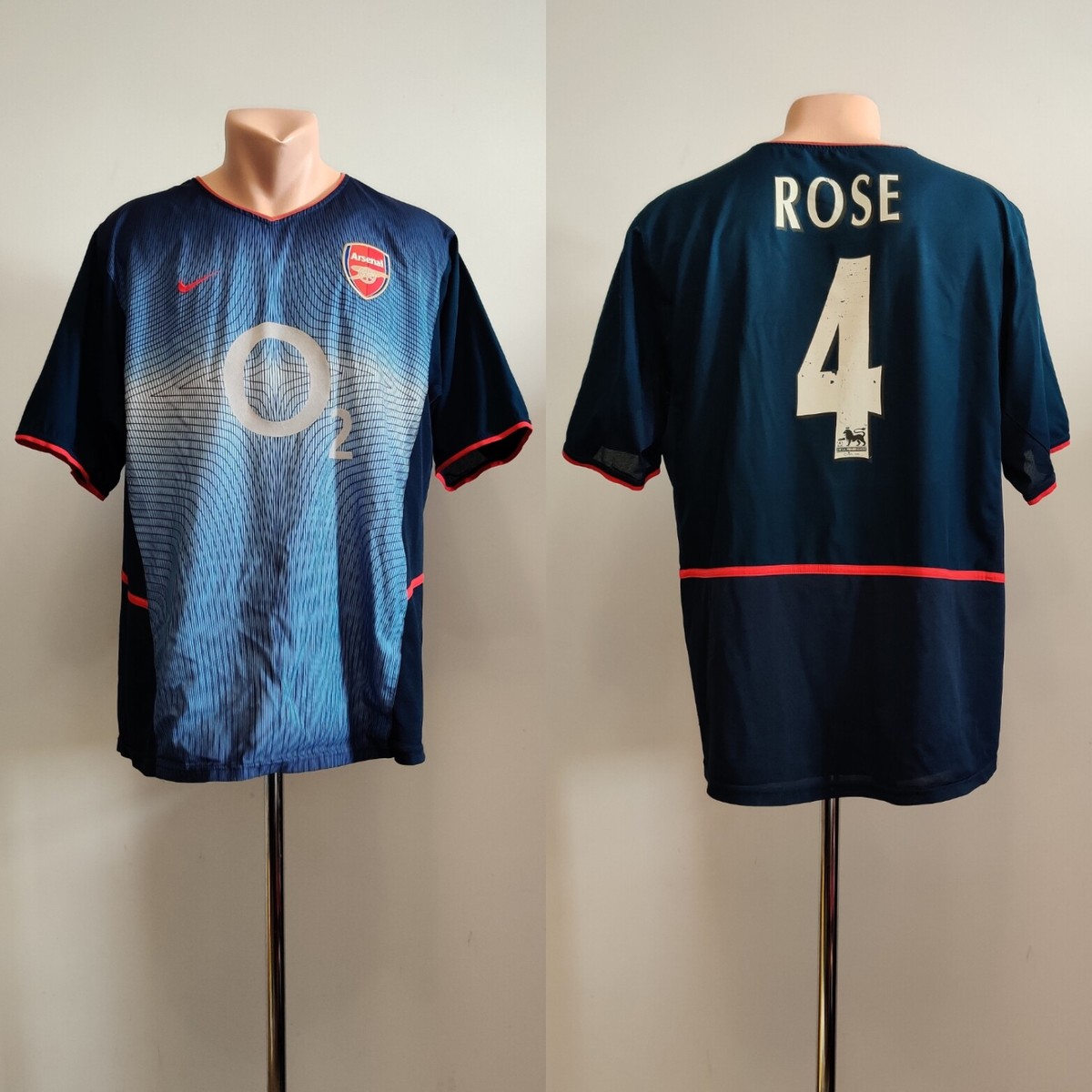 Arsenal 2003 2004 キーパーフットバルシャツ サッカー ナイキ Arsenal FC Nike 2003/04 Vintage Away Football Shirt Soccer