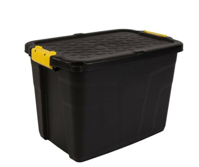 Strata Heavy Duty Aufbewahrungsbox, Secure Stackable Case- 60 Liter - 60x40x40cm