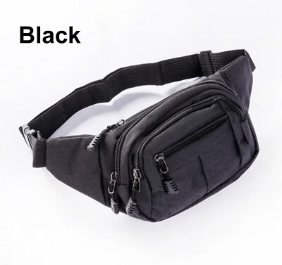 Waist Bum Bag Men Women Fanny Pack Holiday Travel Money Belt Pouch