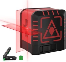 Laser Level 2 Lines Red Self Leveling Tool 100ft Cross Line