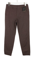 Massimo Dutti 5011 Pantalon Femme US 6 Robe Zip Fly À Motifs Tapered