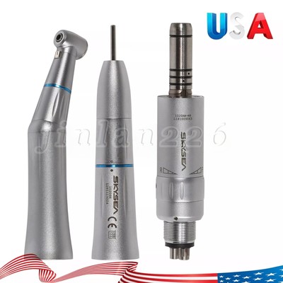 SKYSEA Dental Low Speed Handpiece Inner Water Contra Angle/Straight Air Motor 4H