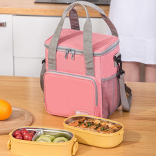 Thermal Insulated Lunch Box Tote Cooler Handbag Bento Pouch Food Storage Bags