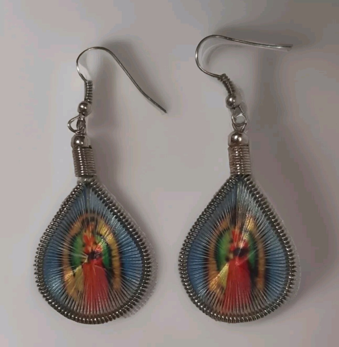 Virgin Mary Catholic Religious Guadalupe Image Earrings