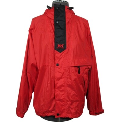 Helly Hansen red packable Helly Tech rain jacket windbreaker XS