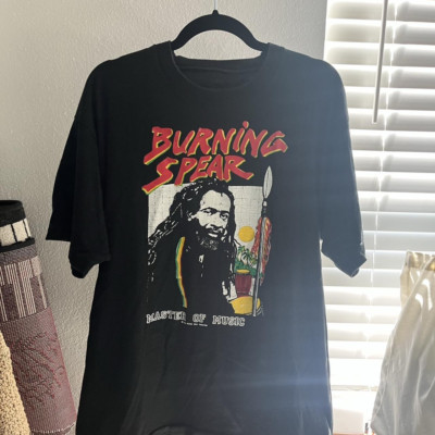 Burning Spear Gift Forr Family Black T-Shirt Cotton All Size 24D30