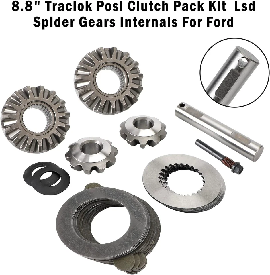 8.8" Traclok Posi Clutch Pack Kit Lsd Spider Gears For Ford 8.8" Truck rearend - Image 3 of 4
