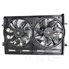 TYC 625290 Dual Radiator & Condenser Cooling Fan Assembly New