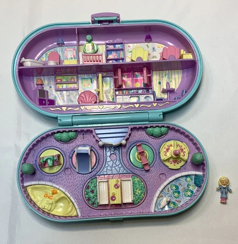 Vintage Bluebird Mattel Babysitting Stamping Stamper Polly Pocket 1992 Lot