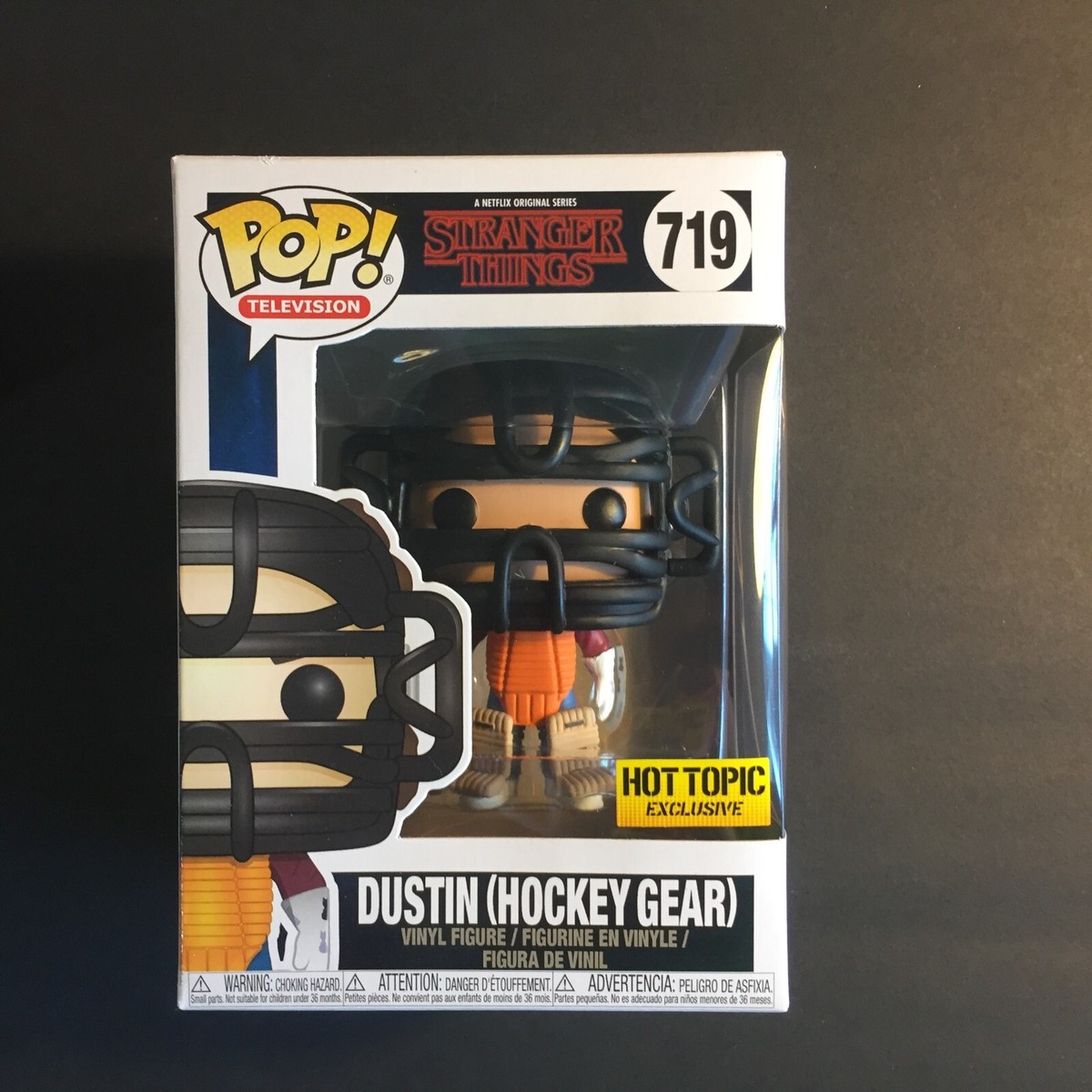 Funko Pop Television: Stranger Things - DUSTIN #719 Hockey Gear