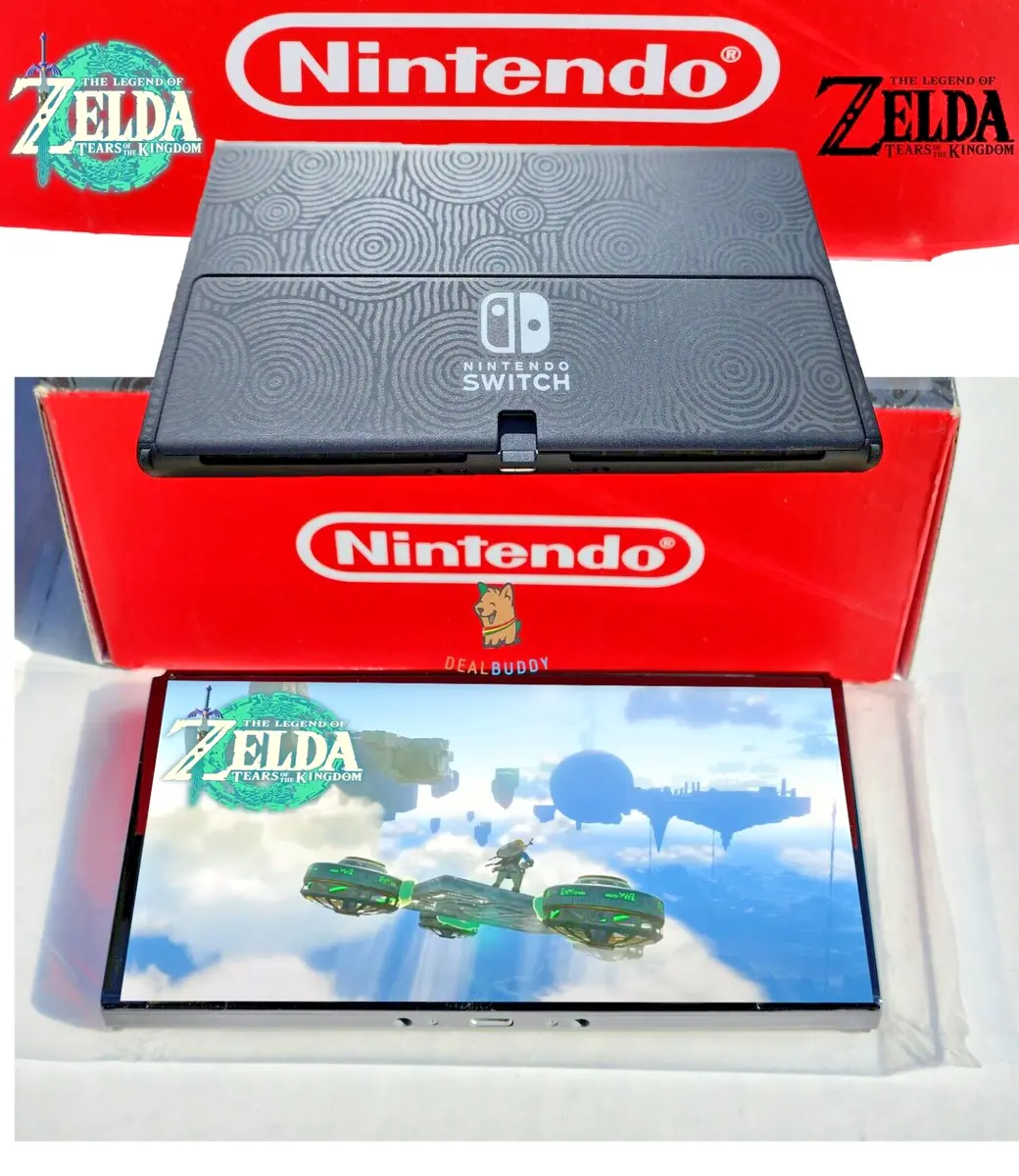 🔥 ZELDA OLED TABLET ONLY Nintendo Switch Console System Tears of