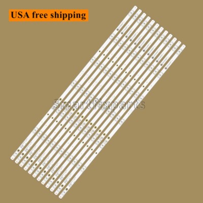 12Pcs LED Strips For TCL 4C-LB7507-ZM031 LVU750NDBL 75S425LBCA 75EP660 76EP660X1