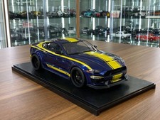 GT Spirit Ford Mustang Shelby Super Snake 2021 – Blue/Yellow Stripe [1/18 Resin]