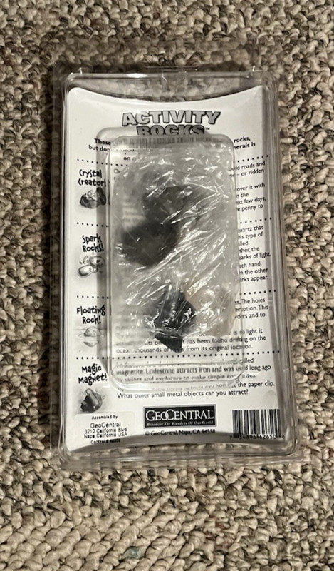 Kids Activity Rocks Geo Central Children Ages 8 & Up Geology Discovery Kit (NIP)
