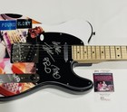 NEW FOUND GLORY SIGNED CUSTOM ELECTRIC GUITAR JORDAN PUNDIK ALL 4 JSA COA — photo 2