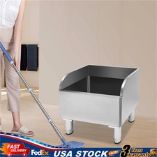 Commercial Stainless Steel Mop Sink Laundry Room Floor Mop Sink with Drainage