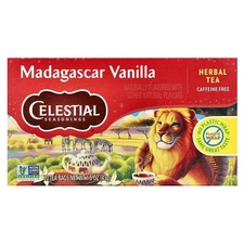 Herbal Tea, Madagascar Vanilla, Caffeine Free, 20 Tea Bags, 1.5 oz (43 g)