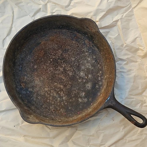 Griswold Cast Iron Skillet No. 10 Erie PA 716A Vintage Cookware