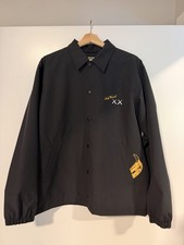 Kaws x Andy Warhol x Uniqlo UT Collection Coach Jacket Black Logo Size Medium
