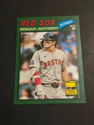 2026 Topps Heritage - Roman Anthony #86 Dark Green Border