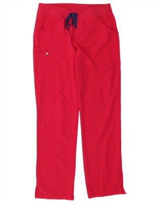 Figs Damen Straight Cargo Hose Große W32 L32 Rosa Polyester DR04
