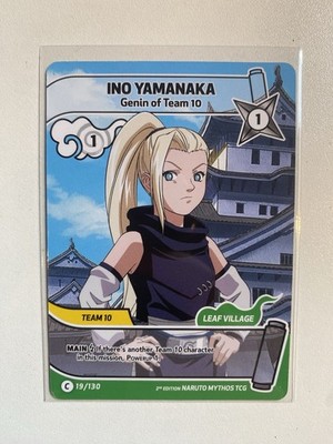 Naruto Mythos Tcg Ino Yamanaka 19/130 Full Art