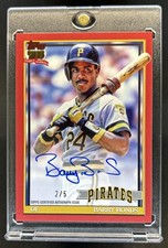 2026 Topps Barry Bonds 1991 Auto Autograph Red #/5 Pirates