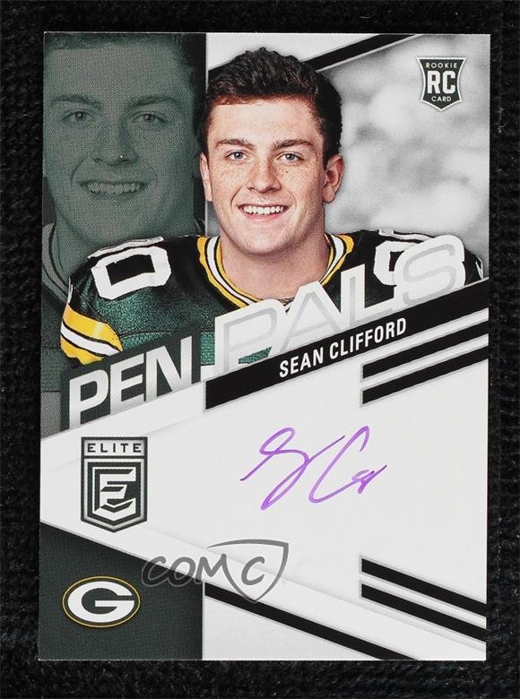 2023 Panini Donruss Elite Pen Pals Purple Ink Sean Clifford Rookie Auto RC 16wc
