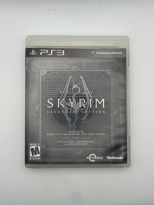 Elder Scrolls 5 V: Skyrim Legendary Edition PS3 CIB W/ Map + inserts
