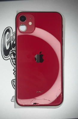 Apple iPhone 11 64GB (PRODUCT)RED Unlocked For Parts/Repair Cracked Front/Back