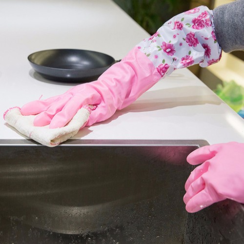 1 Pair of Winter Dish Washing Gloves Hand Gloves for Washing Dishes Warm - Picture 6 of 12