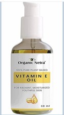 3x Organic Netra Plant Based Vitamin E Oil 30ml | Skin Moisturizer & Hair Growth