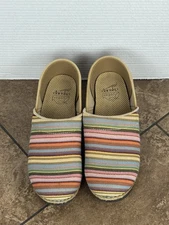 Dansko Jute Pro Multicolor Clogs Size 39EU/ US 8.5 Comfort, Slip-on