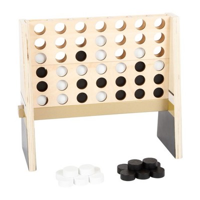 Legler 12219 Strategiespiel ''Vier in einer Reihe - Gold Edition'' Holz