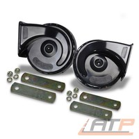 2Xhorn Hupe Fanfare Signalhorn Hochton+Tiefton FÜR VW Golf 5 1K Jetta