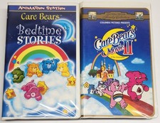 The Care Bears Lot of 2 VHS Bedtime Stories  II A New Generation, Tested
