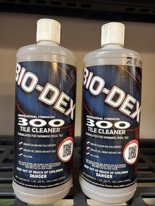 BIO-DEX Tile 300 Cleaner POOL SPA  1 QUART BD300 (2 Pack)