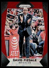 2017-18 Panini Prizm Red Wave David Fizdale Memphis Grizzlies #210