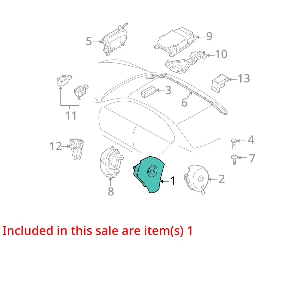 BMW 530i LH 2006-2007 volante airbag fabricante de equipos originales Foto 4 de 4