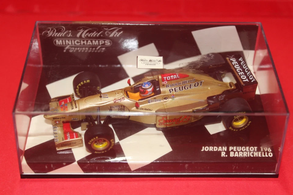 1/43 Jordan Peugeot 196 (1996) - #11 R. Barrichello - MINICHAMPS - Immagine 2 di 3