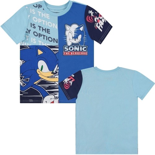 Boys Sonic The Hedgehog Short Sleeve Graphic T-Shirts- Sizes 4-20 - Picture 8 of 35