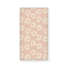 Daisy Baby Crib Sheets for Boys Girls Floral Pink Breathable Soft Mini Fitted...