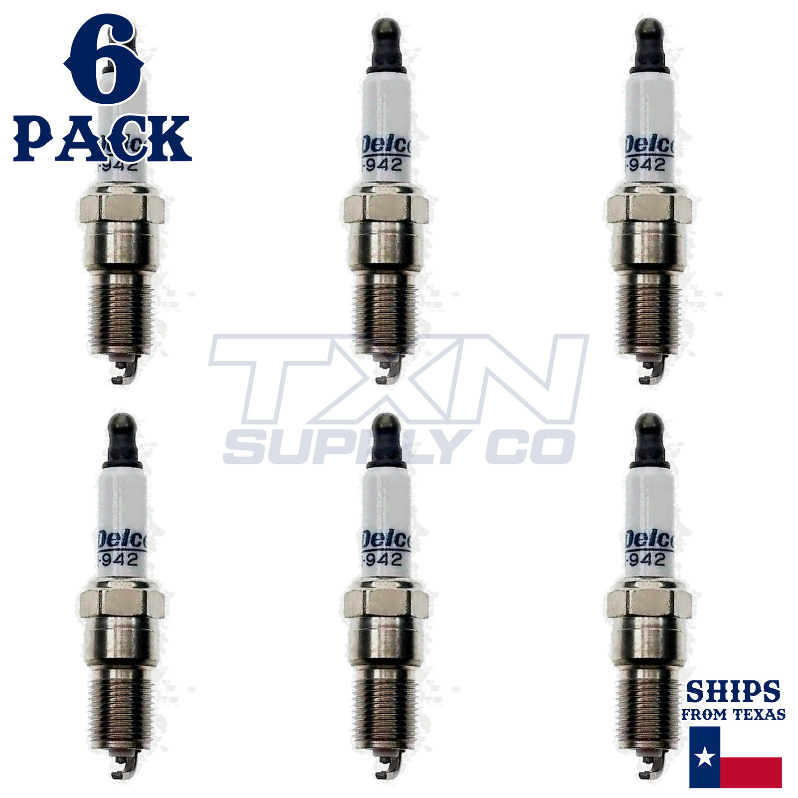 6 Pack ACDelco Double Platinum Spark Plugs 1999-2008 for Jaguar S Type 3.0L