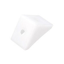 20pcs Shelf Cabinet Door 90 Degree Plastic Corner Braces 2 Holes Angle Brackets