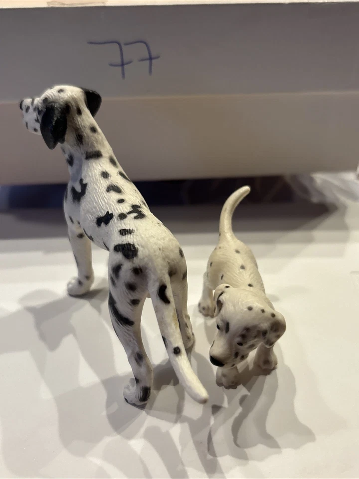 Schleich Dalmatiner Rüde 16346 2006 + 16347 Dalmatiner Welpe - Bild 4 von 4