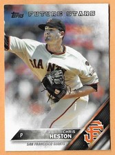 CHRIS HESTON SAN FRANCISCO GIANTS FUTURE STAR #267 - TOPPS NM-MT 2016